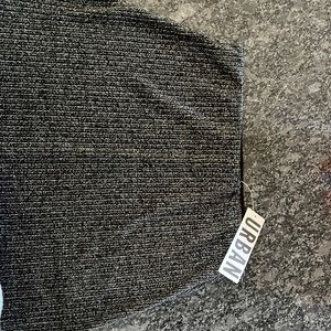 Urban outfitters black metallic skirt